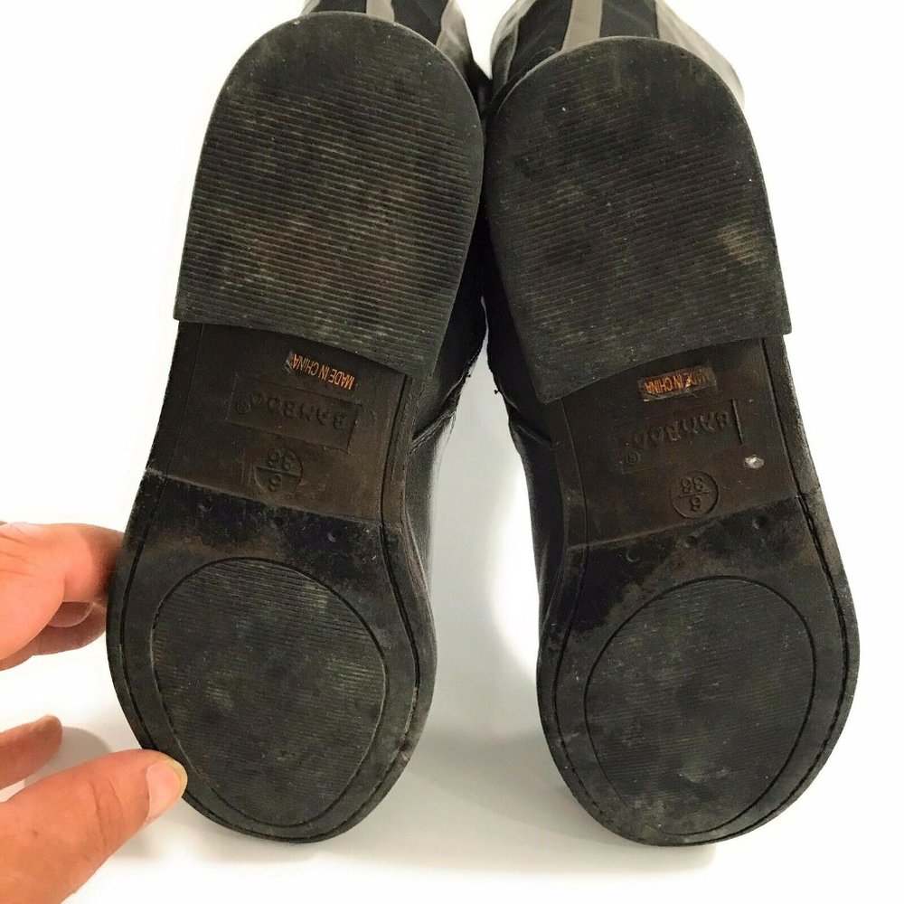 (SOLD) Bamboo Montage 77 Gray Round Toe Boots, 6 - Picture 7 of 7